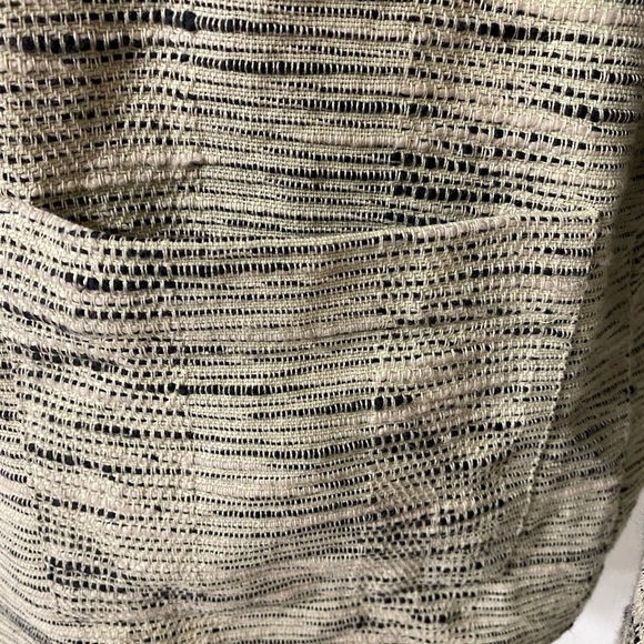 -EILEEN FISHER handwoven Organic Cotton Blazer size L - Picture 4 of 7